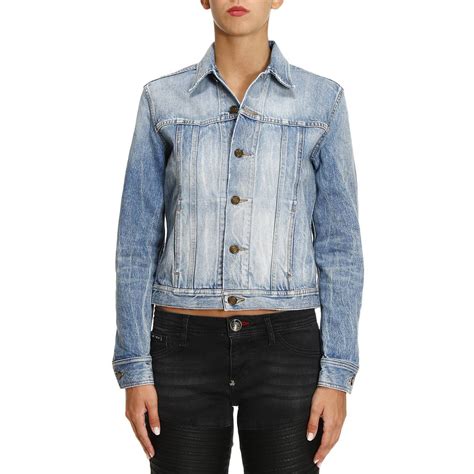 saint laurent denim jackets for women